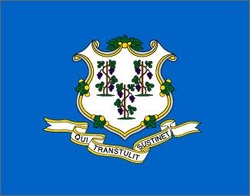 Flag of Connecticut, from the public domain