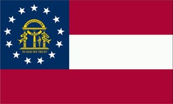 Flag of Georgia, from the public domain