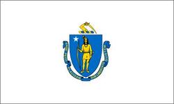 Flag of Massachusetts, from the public domain