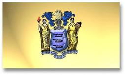 Flag of New Jersey, from the public domain